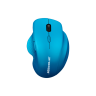 Беспроводная мышь с бесшумными клавишами Jet.A Comfort OM-U65G синяя (800/1200/1600dpi, сенсор Pixart 3065, покрытие Rubber Oil, 6 кнопок (вкл. колесо прокрутки), 5млн нажатий осн. кнопки/3млн бок. кнопки, USB)
