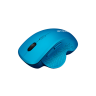 Беспроводная мышь с бесшумными клавишами Jet.A Comfort OM-U65G синяя (800/1200/1600dpi, сенсор Pixart 3065, покрытие Rubber Oil, 6 кнопок (вкл. колесо прокрутки), 5млн нажатий осн. кнопки/3млн бок. кнопки, USB)