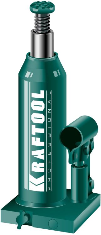 Kraftool 43462-6 Домкрат гидравлический бутылочный "Kraft-Lift", сварной, 6т, 220-435мм