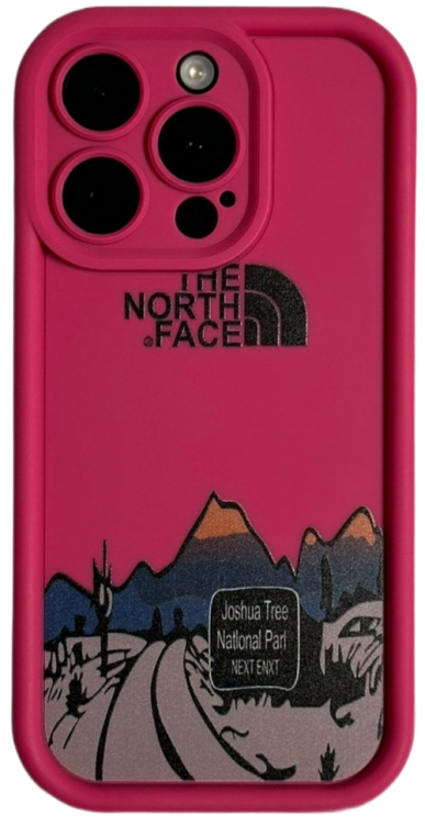 Чехол The North Face для Apple iPhone 15 Pro Max | Цвет: Розовый