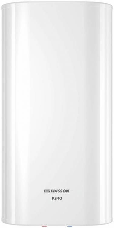 Плоский накопительный электрический водонагреватель Edisson King 80 V белый /Объем бака 80 литров / 993х270х514 мм
