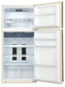 Холодильник с морозильником Sharp SJ-XE55PMBE / общий полезный объем - 536 л ,внешнее покрытие-металл, размораживание - No Frost, 80 см х 175 см х 73.5 см Global