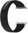 SwitchEasy Ремешок для часов SAW459161BK23 Flex Woven Nylon Watch Loop for Apple Watch 42/44/45/49mm. Цвет: черный