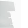 Tetchair Стул HANSEN (mod. 622N) пластик/металл, 51х47х80 см, высота до сиденья 45 см, белый/черный 14303