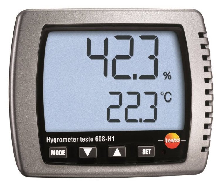 Testo 608-Н1 Гигрометр с поверкой по температуре от 0 до +50С и влажности 2%ОВ 0560 6081П