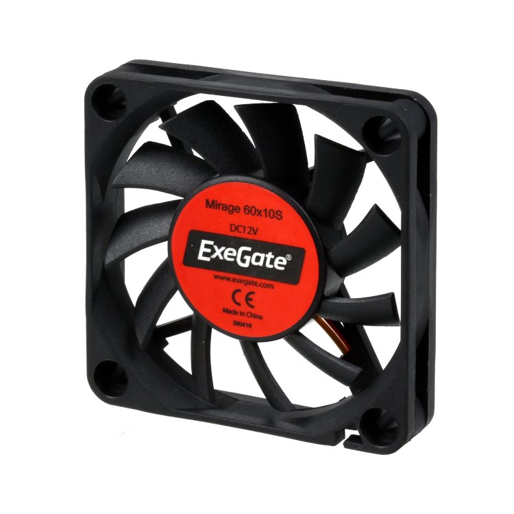 Вентилятор для видеокарты Exegate <6010M12S>/<Mirage 60x10S>, 4500 об/мин, 3pin 253944