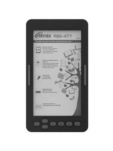 Электронная книга RITMIX RBK-477 E-Ink Carta 4,7" 540 x 960 4 ГБ BMP JPG GIF 4610121104974