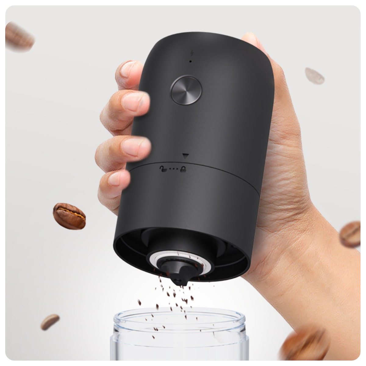 Кофемолка электрическая Xiaomi Circle Joy Electric Coffee Grinder White  KMDJ-2A Black, world