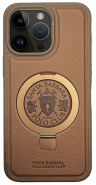 Чехол Santa Barbara для iPhone 15 Pro с держателем | Primo Polo & Racquet Club | Brown
