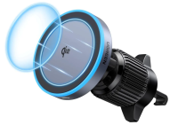 Ugreen Автомобильное беспроводное зарядное устройство W708 (35970) 15W Magnetic Car Wireless Charger Qi2 For Air Vent Mount. Цвет: черный