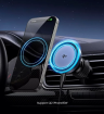 Ugreen Автомобильное беспроводное зарядное устройство W708 (35970) 15W Magnetic Car Wireless Charger Qi2 For Air Vent Mount. Цвет: черный