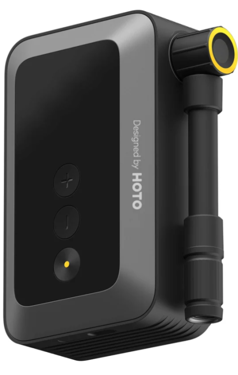 HOTO Портативный компрессор Air Pump Pocket QWCQA002 | Цифровой дисплей: Позволяет точно контролировать давление | 2000 мАч | Максимальное давление: До 150 psi | Возможность сохранить до 2 пользовательских настроек