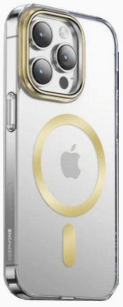 Чехол KeepHone для iPhone 15 Pro с MagSafe, Dazzle Pro, Gold