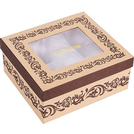 Loraine 33202 Коробка для чайного сервиза 4пр 20,4х18,2х8,7 см LR