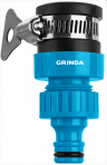 Grinda PROLine TСI-34, 3/4?, адаптер штуцерный, с хомутом, с внутренней резьбой