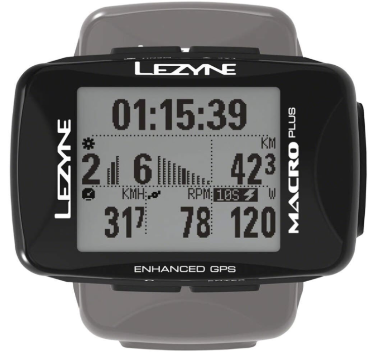 Lezyne Macro Plus GPS Black (One Size) Велокомпьютер с GPS