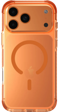 Uniq Чехол для iPhone 17 Pro Max | Поддержка MagSafe | Ударопрочный | Combat, Volt Orange