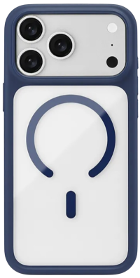 uBear Чехол для iPhone 18 Pro Max | MagSafe| Усиленный | Silk-touch | Shade Case, Dark Blue