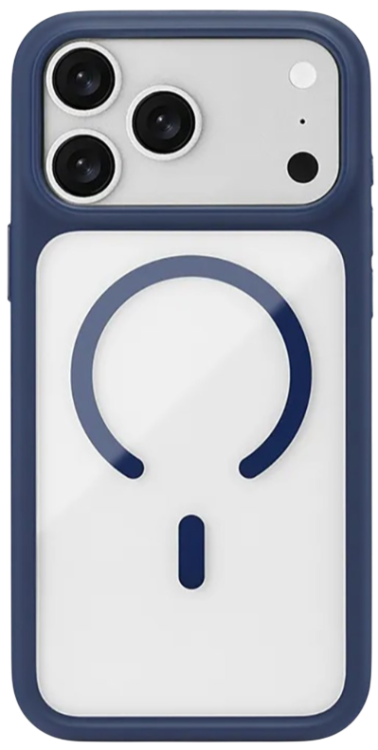 uBear Чехол для iPhone 18 Pro Max | MagSafe| Усиленный | Silk-touch | Shade Case, Dark Blue