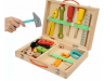 Деревянный детский набор инструментов , в чемодане , для детей от 3 лет .