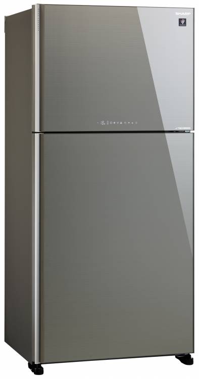 Sharp отдельно стоящий холодильник SJXG60PGSL серебристый | 187 см-74 см-86см | Общий объем 600 л | No Frost | Класс энергопотребления A++ | Тип компрессора инверторный  | Функция супер охлаждения Extra-Cool