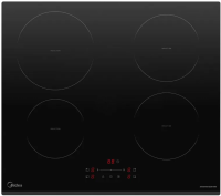 Midea Варочная индукционная панель MIH64707F | ВхШхГ: 6,2*59*52 см | Количество уровней нагрева: 9 | Мощность: 7400 Вт 