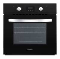 Электрический духовой шкаф Hyundai HEO 6640 BG черный / 68 л, независимый, до 250 °C, дисплей, гриль, конвекция, класс - A Global