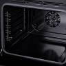 Электрический духовой шкаф Hyundai HEO 6640 BG черный / 68 л, независимый, до 250 °C, дисплей, гриль, конвекция, класс - A Global