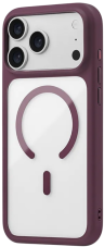 uBear Чехол для iPhone 18 Pro Max | MagSafe| Усиленный | Silk-touch | Shade Case, Burgundy