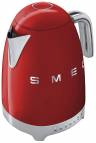 Чайник электрический Smeg KLF 04 RDEU красный / Объем 1.7 л, 2400 Вт,  материал корпуса - нержавеющая сталь
