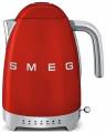 Чайник электрический Smeg KLF 04 RDEU красный / Объем 1.7 л, 2400 Вт,  материал корпуса - нержавеющая сталь