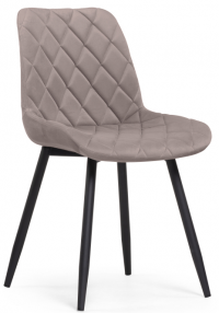 Woodville Стул на металлокаркасе "Баодин" Латте | Ширина - 50; Глубина - 55; Высота - 83 см