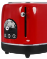 Тостер Kitfort КТ-4004-1 красный | Мощность:815 Вт | Количество тостов:2 | Количество слотов: 2