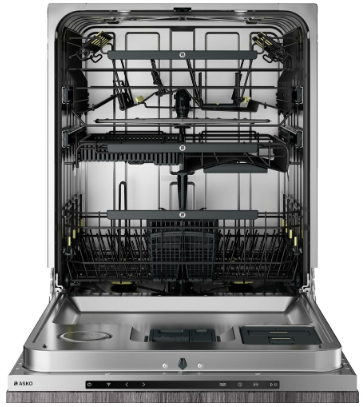 Asko Встраиваемая Посудомоечная машина DFI747MU | Количество программ: 15 | Тип сушки: Турбосушка | Расход воды на цикл (л): 9.6 | Автодозирование моющего средства: Да | 81.9x59.6x55.4 см