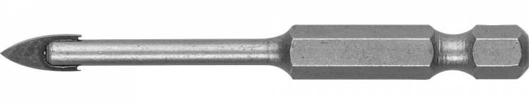 Зубр 29840-04, 4 мм Сверло по кафелю, керамике, стеклу, шестигранный хвостовик