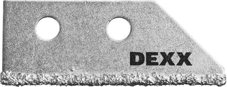Dexx 33413-S1 Лезвие сменное с карбидным напылением для скребка 33413, 1шт