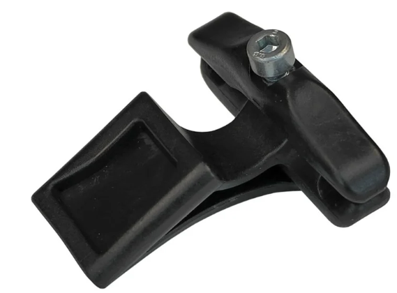 Lezyne Caddy QR Mount Black 2022 | Крепление для байкпакинга | Быстрая установка на QR-ось | Универсальный размер