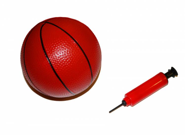 Набор детский баскетбольный мяч с насосом  BS01542