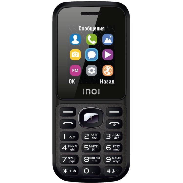 Кнопочный телефон INOI 105 - Black (B)