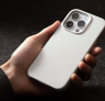 Чехол Moft Vegan Leather Snap Case для iPhone 14 Pro Max, white