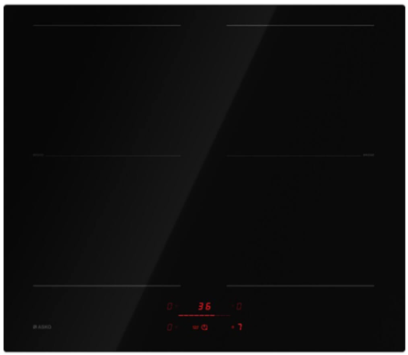 Asko Встраиваемая Индукционная Варочная панель HI2643FBG1 | Расширение зоны нагрева-Да |  Количество уровней мощности конфорок-9 | Мощность варочной панели | Индукционный мост | 5см x 60см x 62см 