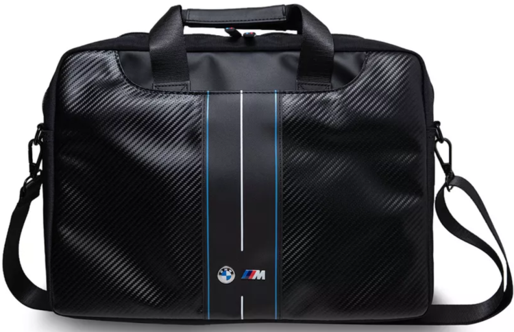 BMW Сумка для ноутбуков до 15" Computer Bag Carbon Colored lines Black/Blue