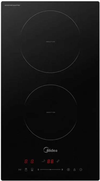 Midea Варочная индукционная панель MIH32707 | ВхШхГ: 5,6x52x28,8 см | Количество уровней нагрева: 9 | Мощность: 3500 Вт