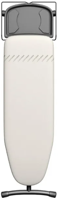 Laurastar Гладильная доска | Размер поверхности: 120×38 см | Полка для утюга: 25×39 см | Совместимость с любыми парогенераторами | COMFORTBOARD BLACK COVER BEIGE