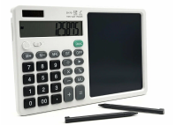 Калькулятор с планшетом Calculation Notepad ZH-70 White