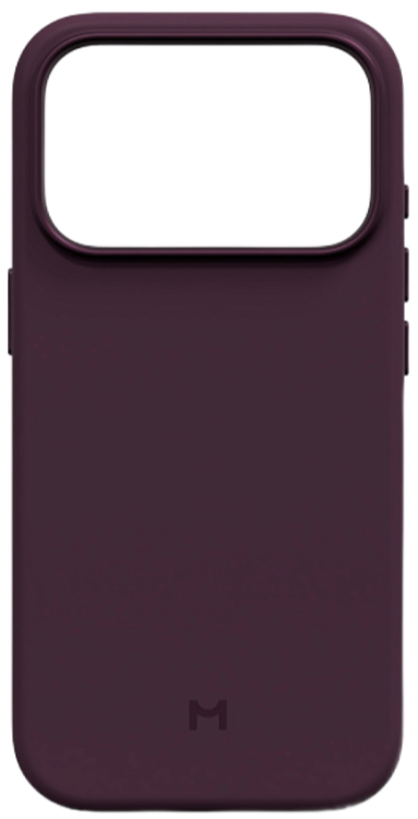 Magssory чехол для iPhone 18 Pro | Совместим с MagSafe | Burgundy, экокожа 