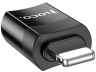 Адаптер для Lightning 8-pin Type-C USB Hoco UA17 (Black)