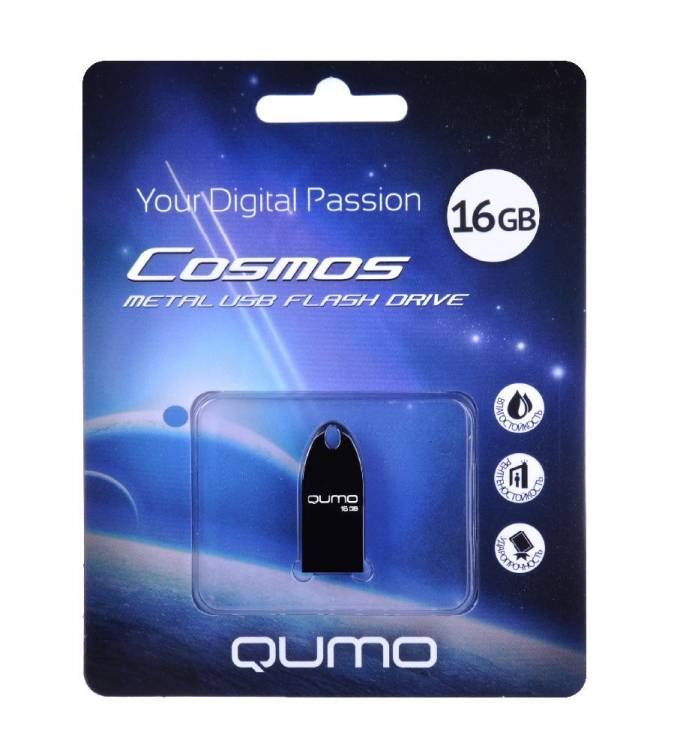Накопитель UD Qumo 16GB Cosmos цвет корпуса Dark 2.0 (QM16GUD-Cos-d)