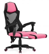 Woodville Компьютерное кресло "Brun" розовый / черный | Ширина - 61; Глубина - 55; Высота - 110 см