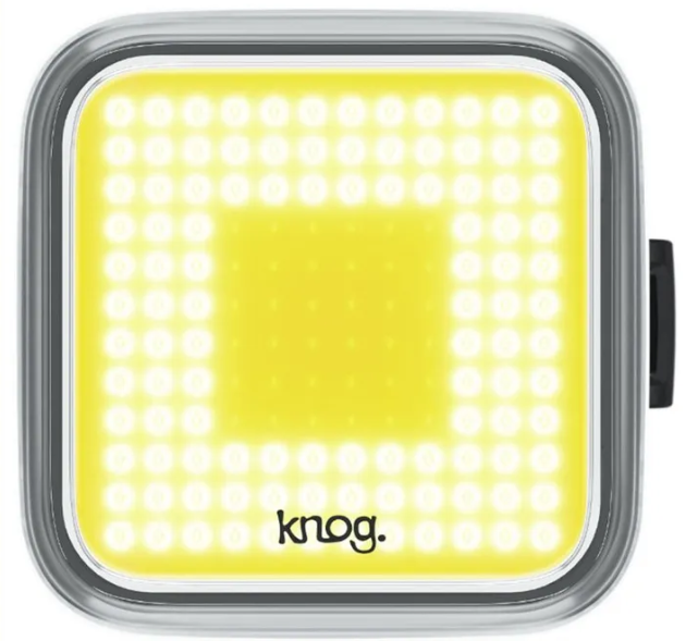 Knog Blinder Square Front | Передний велофонарь | Сверхъяркий LED | Компактный дизайн | USB-зарядка | Универсальный крепеж (One Size) 